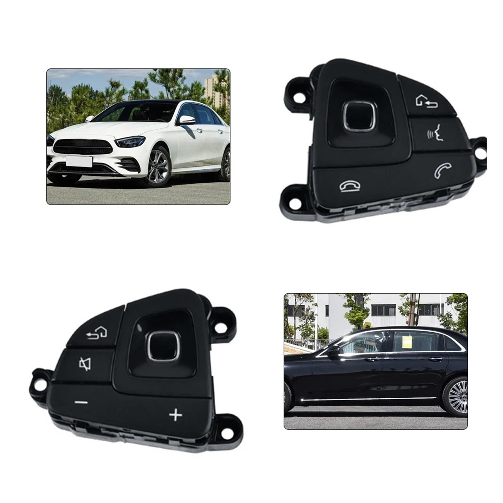 Gruppo pulsanti sul volante, compatibile con Classe E E300E350 W213 2016-2018 Interruttore di comando Guida a sinistra(Destra)(Left)