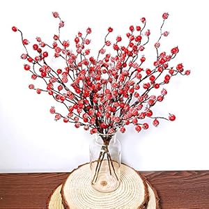 4packicyredberrypicksartificialchristmasberrysprayicedberrystemsredberrytwigbranchesforchristmasholidaywinterfloralarrangementcenterpieceseasonaldecoration188tall Urban Country Home Decor 4 pack icy red berry picks artificial christmas berry spray iced berry stems red berry twig branches for christmas holiday winter floral arrangement centerpiece seasonal decoration 188 tall urban country home decor