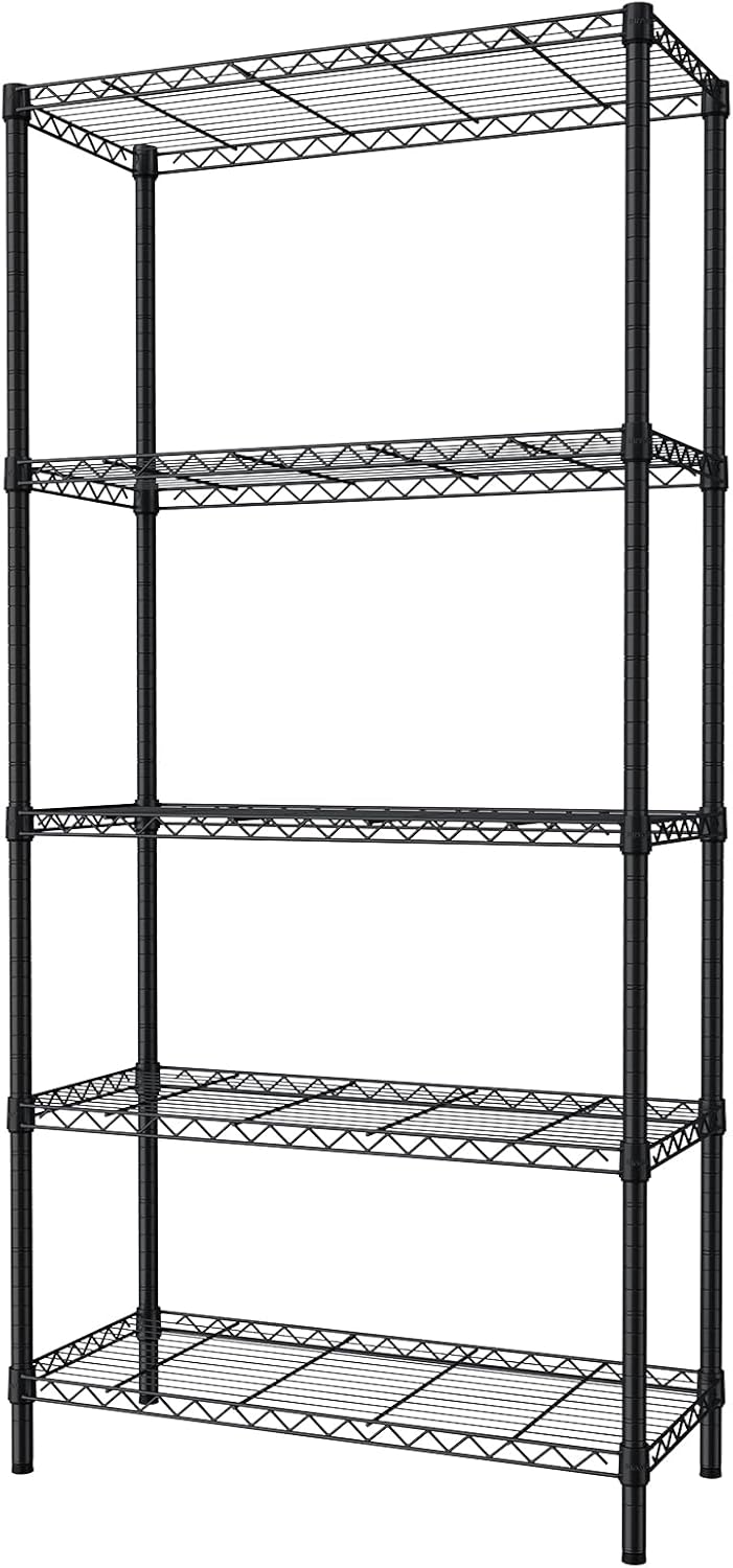 SINGAYE 5 Tier Storage Rack Wire Shelving Unit Storage