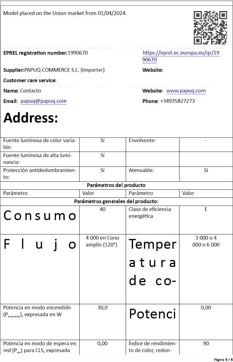 Plafón de Techo Led 40w con mando a distancia, Regulable 2700K-6500K blanco frío a cálido e intensidad, 4000LM, Acabado Blanco y madera de roble natural, redondo Ø40cm