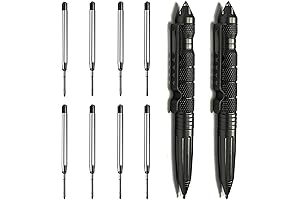 2 Pack Tactical Pen Set In Tungsten Steel