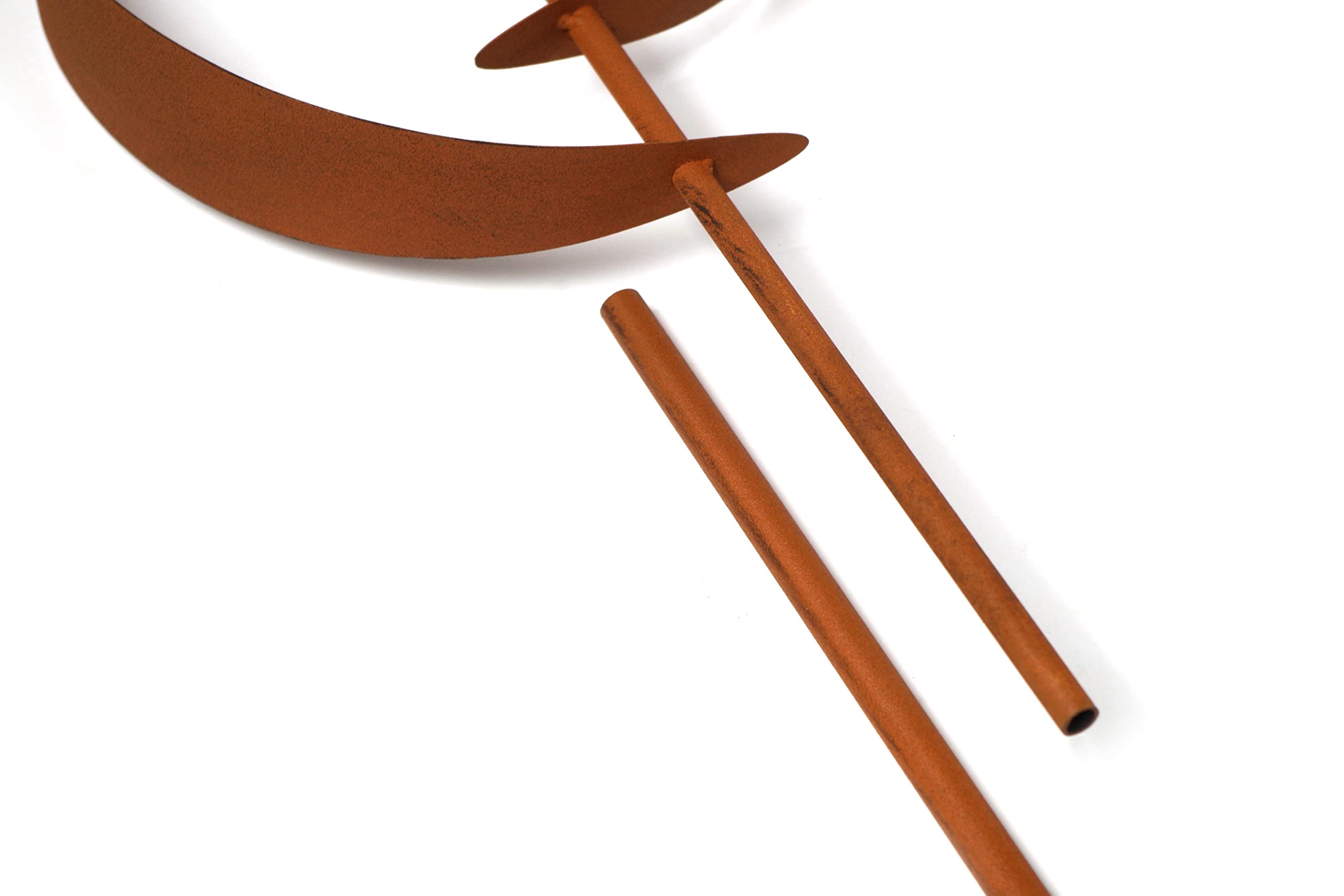 Kobolo Gartenstecker Rusty 3er Set Metall in Rostoptik 106 cm