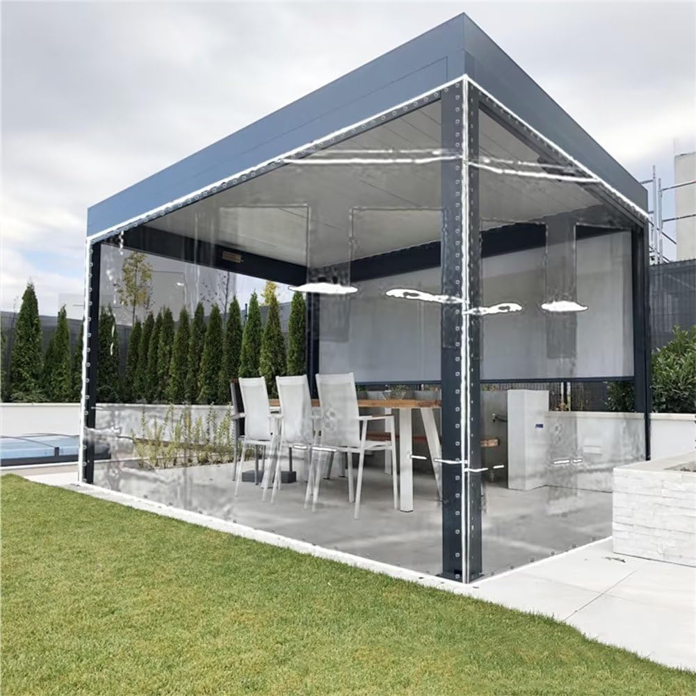Bâche imperméable en PVC pour pavillon afin de créer un espace abrité dans le jardin