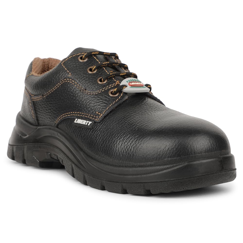 Freedom SHAKTI-1SK Lacing Black Safety Shoes for Men with PU Sole | Comfortable & Durable-image-28