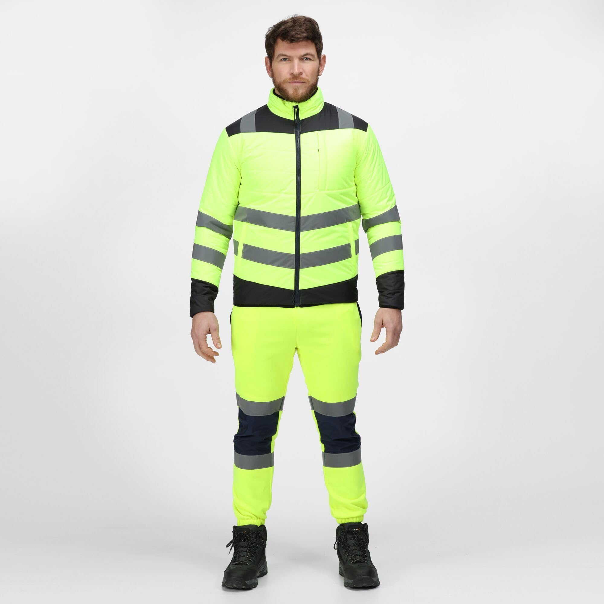 Regatta Professional Men's Men's Hi-vis Baffle Jacket Padded Jacket (pack of 1)