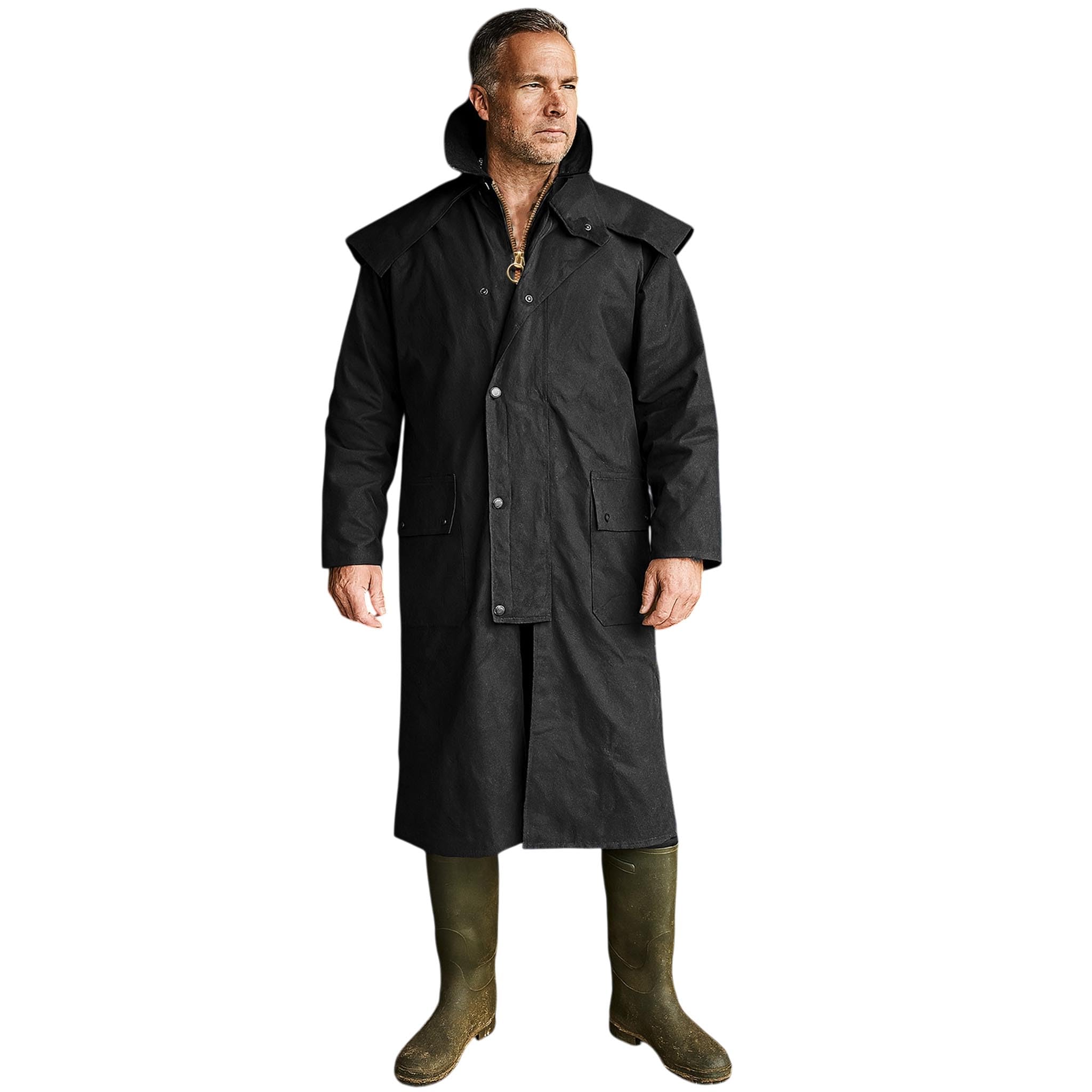 Wax Stockman Long Cape