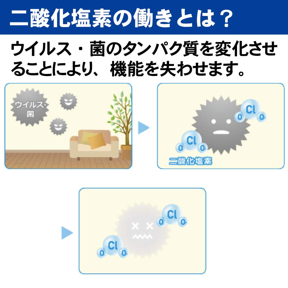 Amazon.co.jp: 除菌 消臭 空間除菌 ウイル ウイルオフ 吊り下げ 60日用