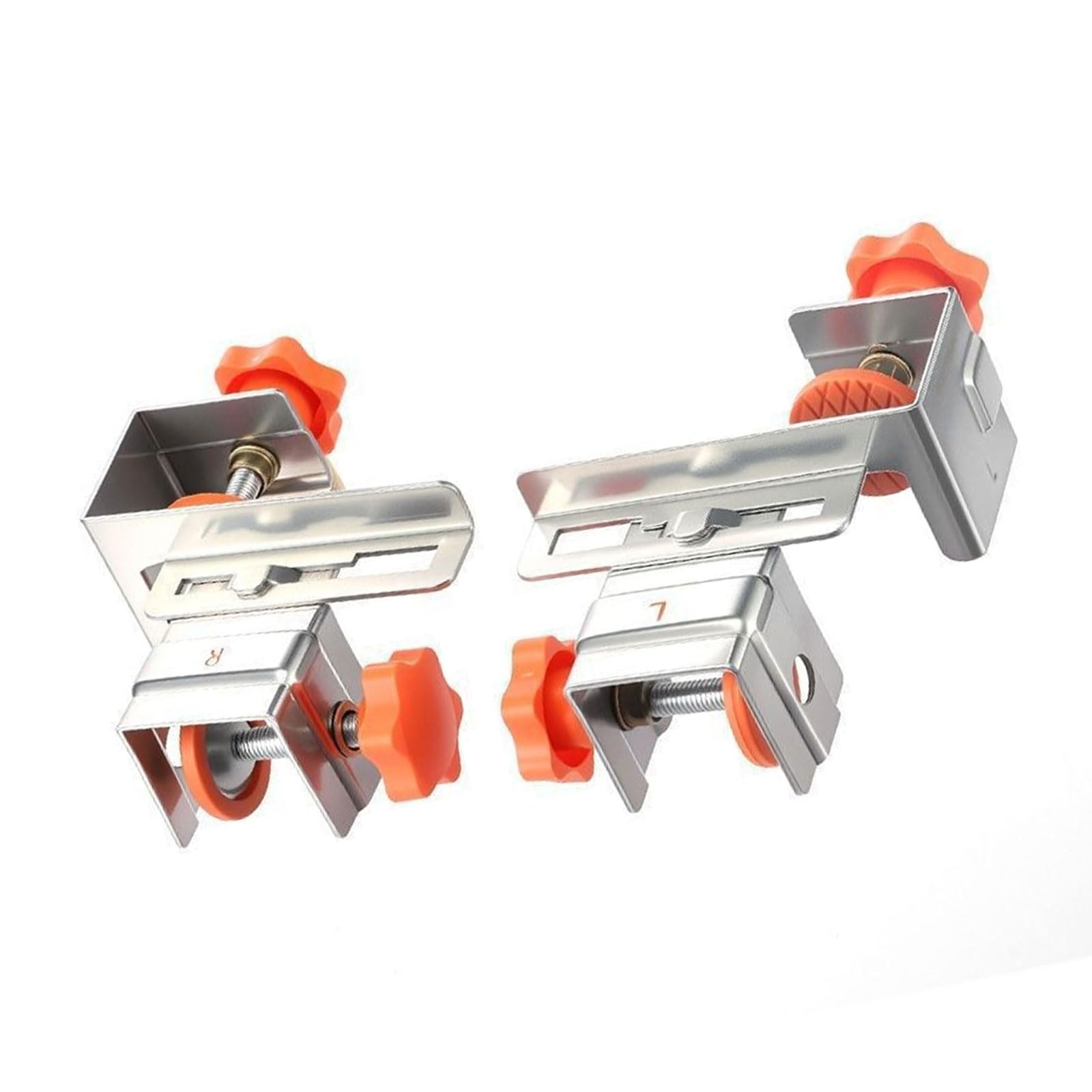 Kalttoy Multicolor 1Pair Drawer Panel Installation Clip Adjustable Tool Panel Strong Fixed Device Woodworking Fixing Clamp Enduring Drawer Installation Clip