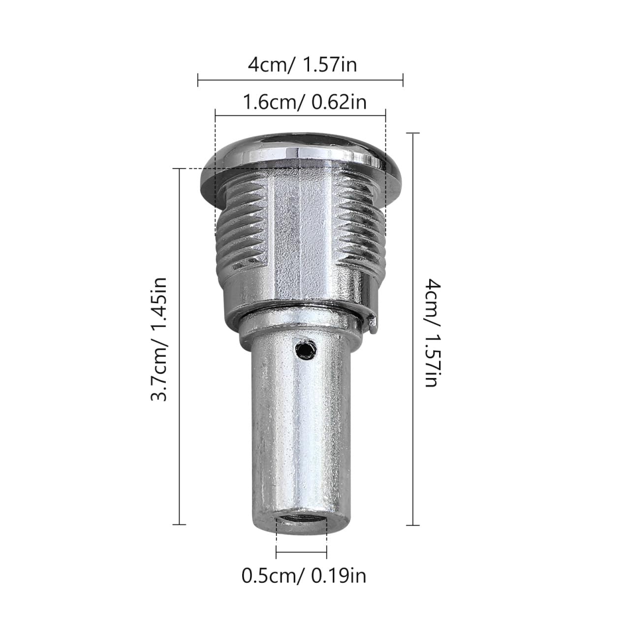 Angoily Gumball Machine Lock Replacement Tubular Vending Machine Lock with 2 Keys Candy Keys Spare Part for Candy Dispenser and Gumball 1.57 X 0.86 X 0.86 in image 4