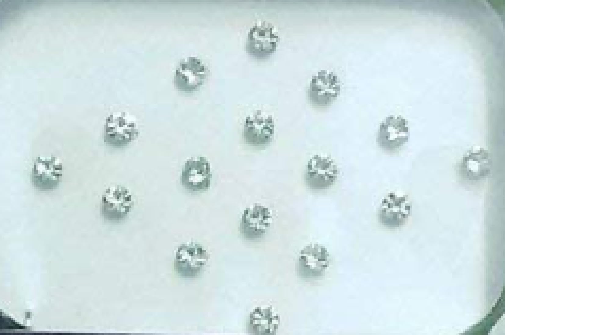 Vankab Fine Touch Mat Diamond Cut Round Silver Stone Bindi For Women Pack of 3 Cards