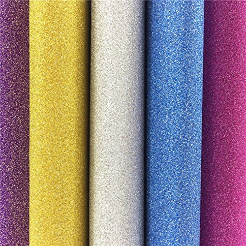 A4 Size 10 Sheets Assorted Color 8X12 Inch Glitter Adhesive Paper Diy Craft Scrapbooking Paper Card Sticker #TOP3