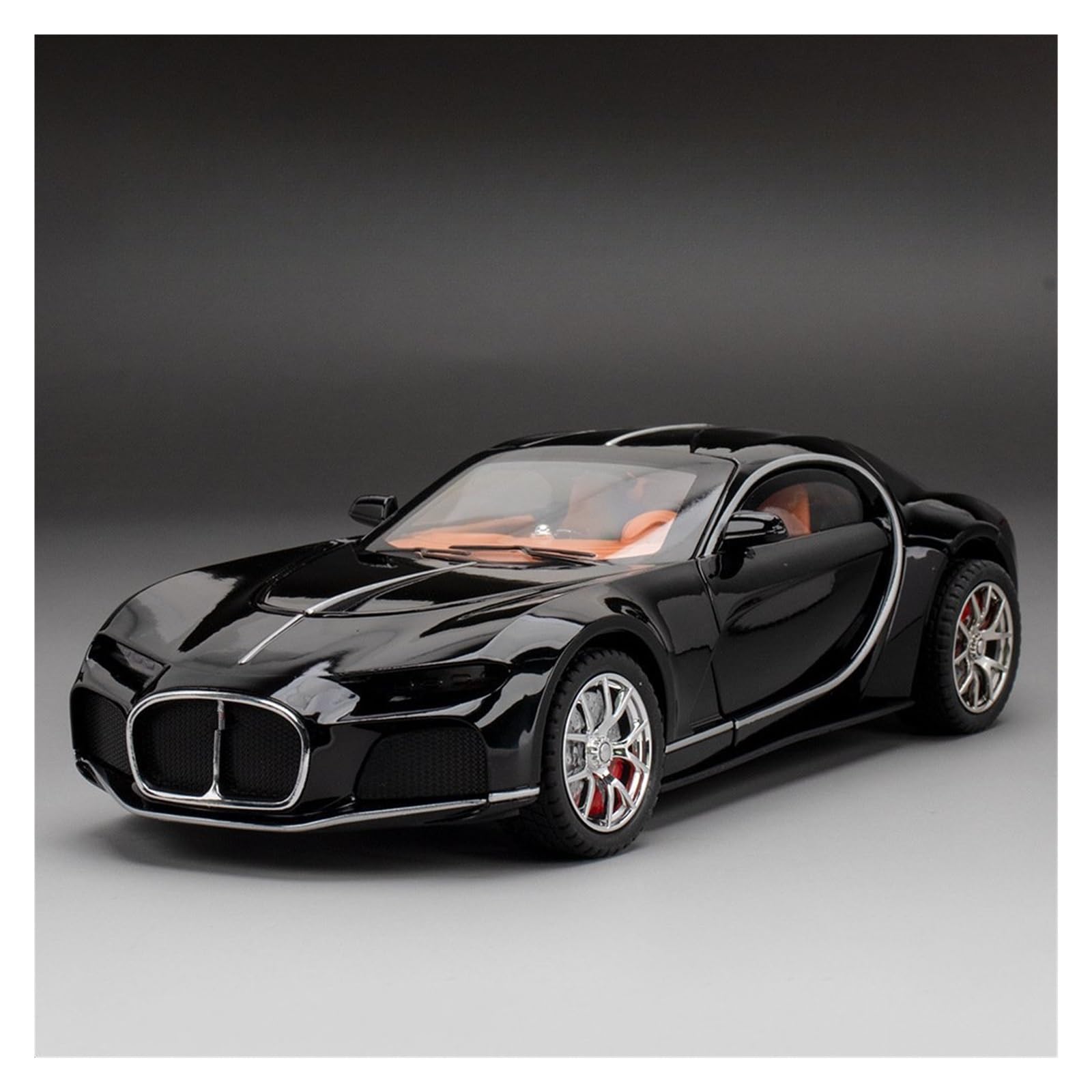 BANKOTO Diecast Car 1:24 For Bugatti For Atlantic Alloy Metal Diecast Model Car Collectibles Hobby Collectible(A)