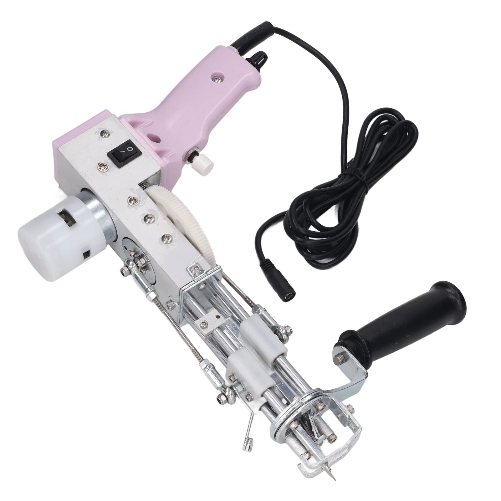 TUORERug Tufting Machine, 100-240V Flexibility 2 in 1 Electric Carpet Gun Machine for Weaving (UK Plug)