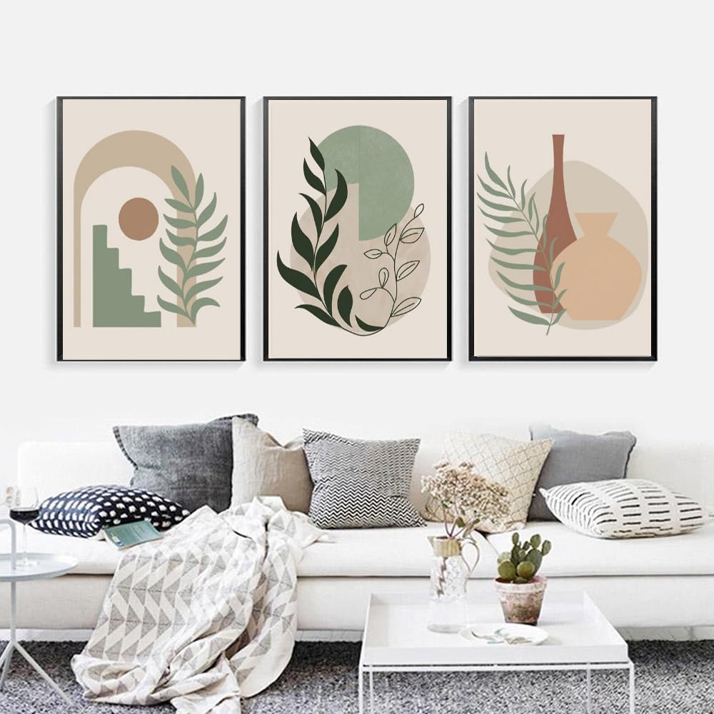 Et imprime des images murales pour salon décor à la maison abstrait soleil visage lune plante Orange mur Art toile peinture affiches nordiques acheter à prix bas - livraison gratuite, avis réels