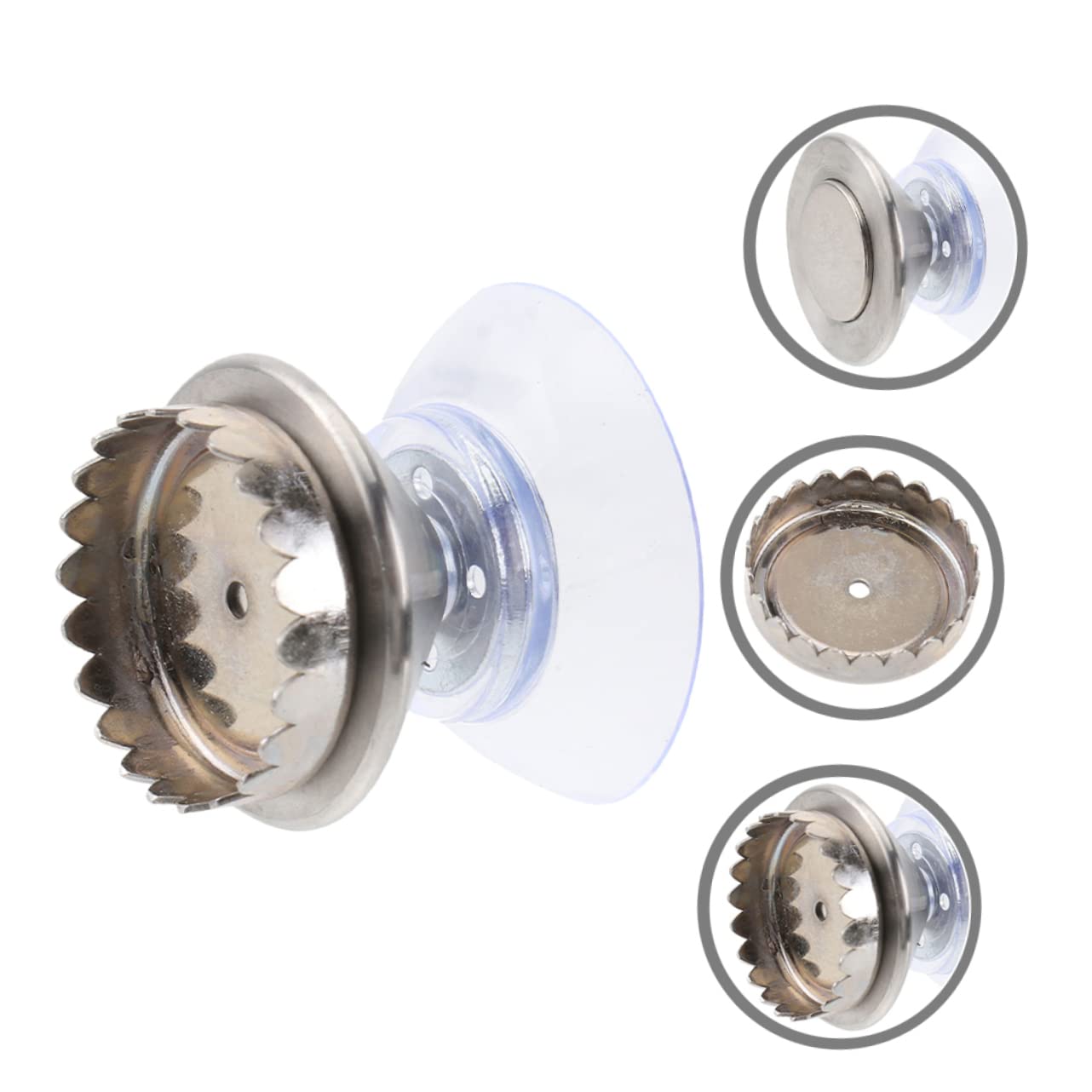 Amosfun 4sätze Magnetischer Seifenhalter Wandmontiert Bohren Für Küche Und Bad Rostfrei Design Sorgt Für Trockenes Für Moderne Badezimmer