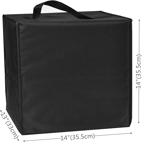 Miniatura 2 de Cubierta antipolvo para cafetera, 13 pulgadas de ancho x 14 pulgadas de profundidad x 13 pulgadas de alto, impermeable, ajuste universal, compatible