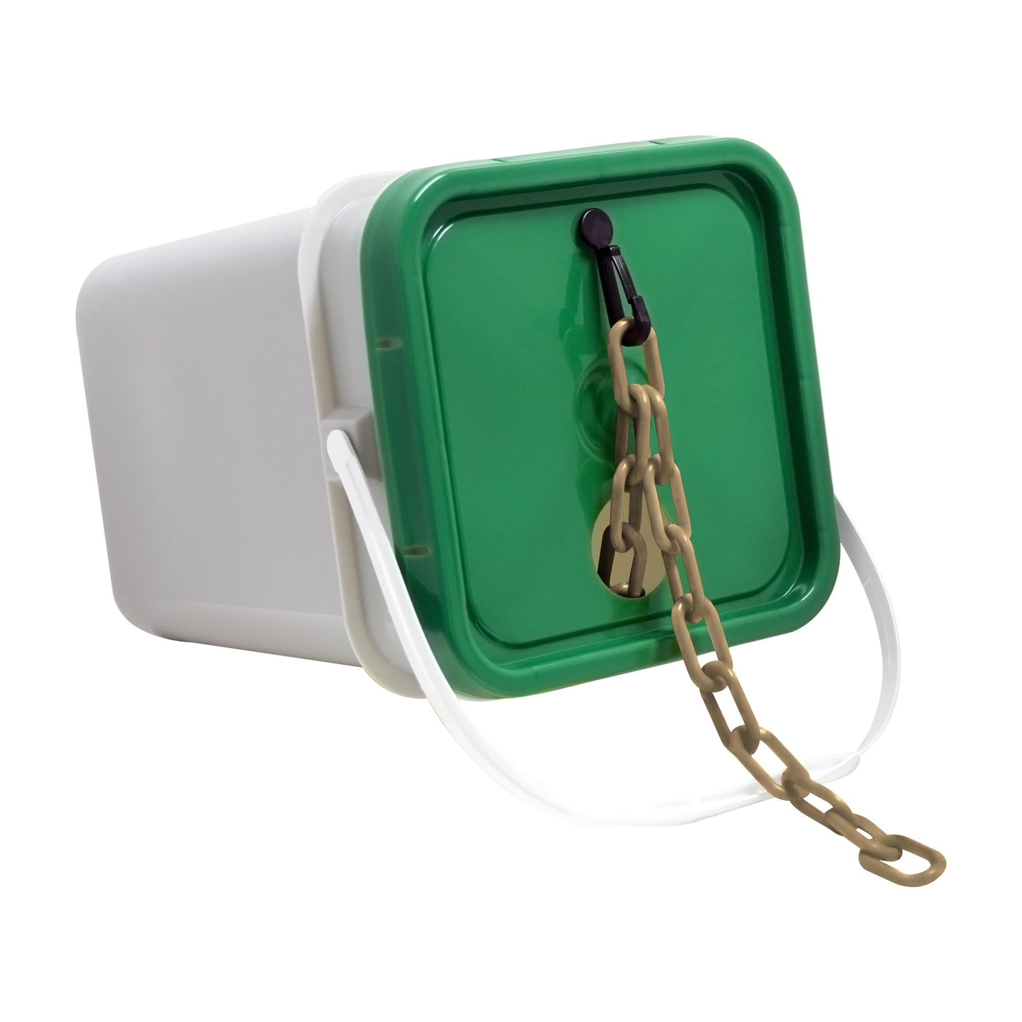 Mr. Chain Plastic Barrier Chain Pail, Army Tan, 1 in x 350 ft (10055-P)