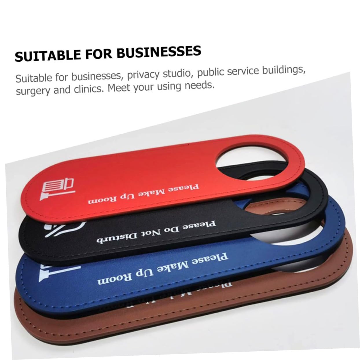 SHINEOFI 5 Series No Molestar Señal Door Seal Señal De Descanso De Signo De La Oficina Muro Condujo es Para Puertas De Oficina De Puerta No Molestar 4 Piezas X 5