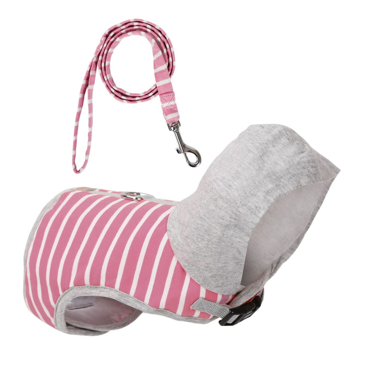 Toddmomy 3pièces Harnais Et Laisse Rayé pour Chat Gilet De Promenade Confortable Et Sécurisé Sangle Ajustable pour Chats pour Et Entraînement