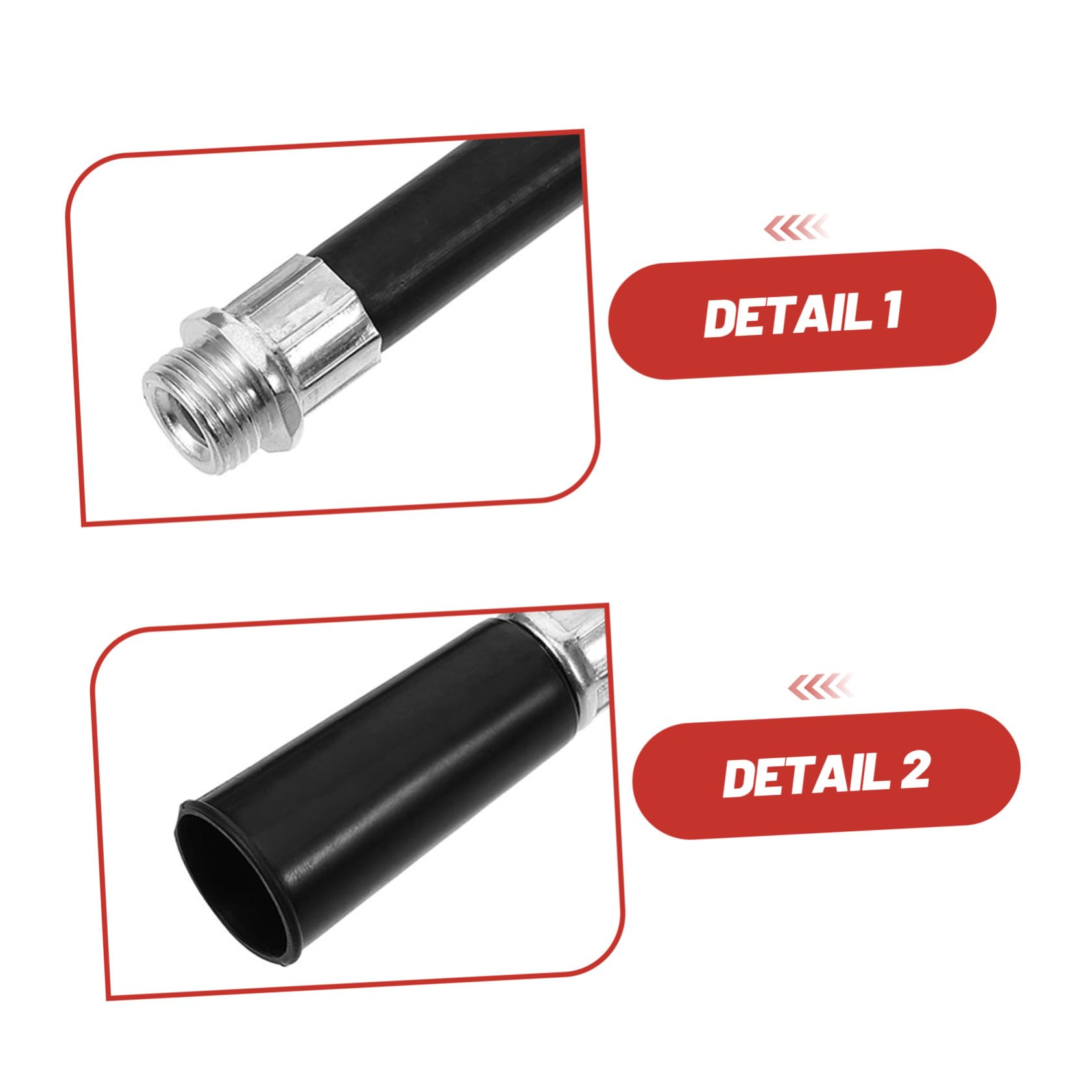 4 Stück Feuerlöscher Ersatzschlauch aus Pp mit Flexiblen Gummischläuchen Feuerlöscher Pulver Ersatzschlauch für Auto Zubehör Einfache Montage im Haushalt