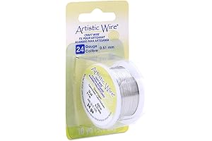 Artistic Wire, 24 Gauge Tarnish Resistant Tinned Copper Craft Wire