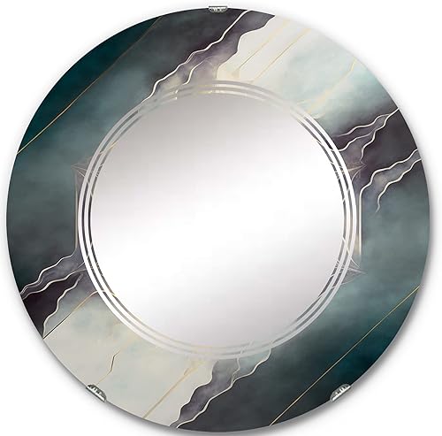 Miniatura 6 de Ancient Sacred Retro Designs III - Espejo de tocador, espejos de baño, espejos de pared para sala de estar, dormitorio, espejo ovalado, grande, 20 x