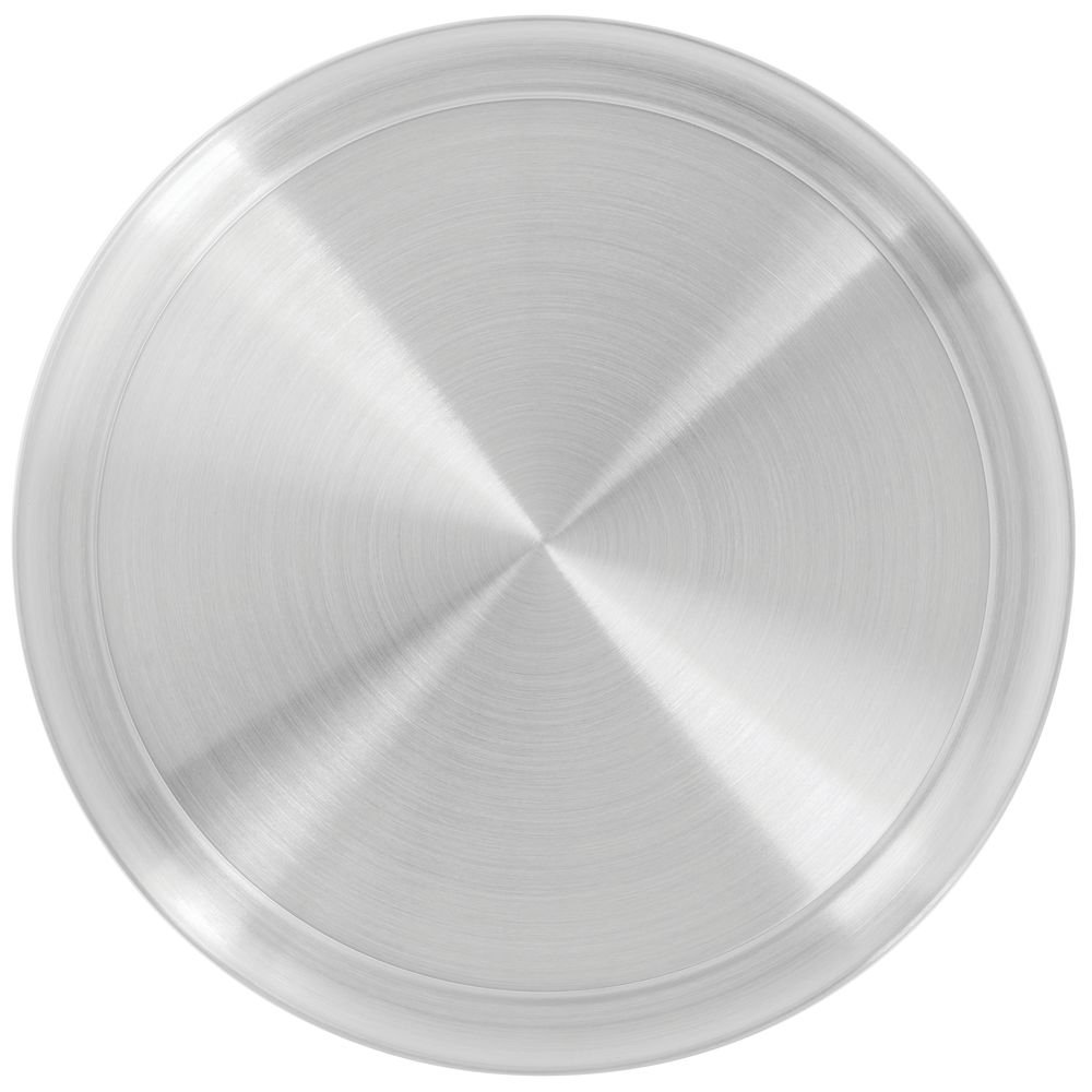 Pizza Pan with Wide Rim Round Aluminum - 14" Dia by HUBERT – Large, Aluminum, Silver, Model PTW14