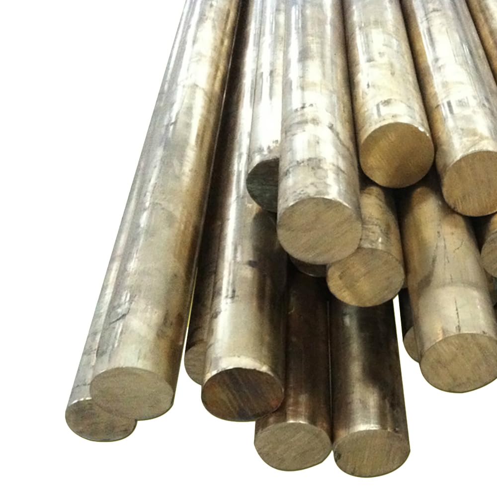Barra tonda in bronzo stagnato, lunghezza barra piena 300 mm, lavorazione dei metalli, diametro 10 mm, 12 mm, 15 mm, 18 mm, 20 mm, 25 mm utensili(15x300mm)
