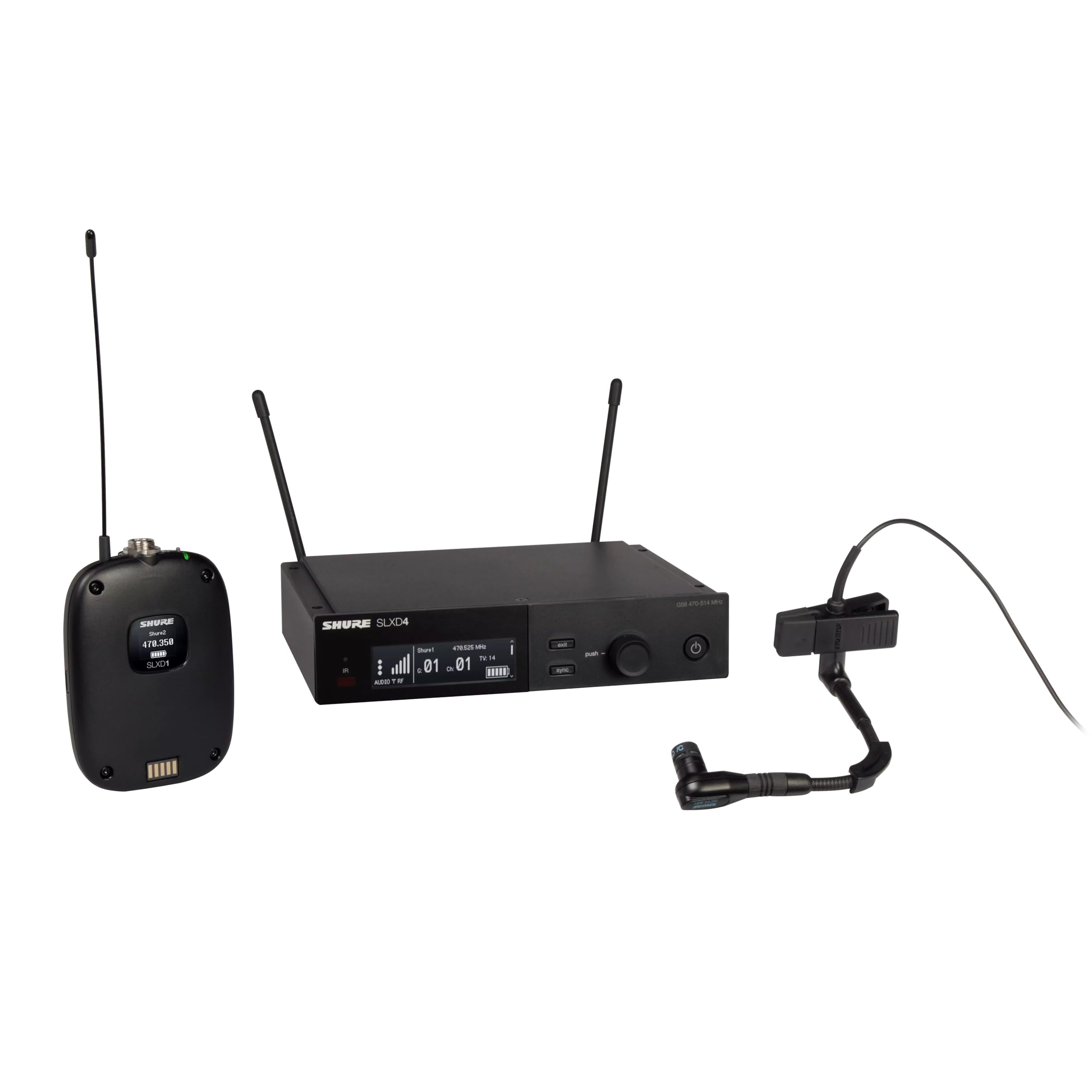 Amazon.com: Shure SLXD14/98H Digital Wireless Microphone System