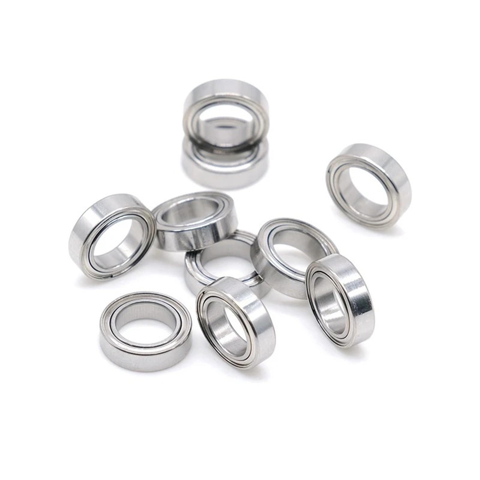 Rodamientos de bolas de ranura profunda R168-2Z R168Z, 6,35 x 9,525 x 3,175 mm, 1/4 x 3/8 x 1/8 pulgadas, 10 unidades