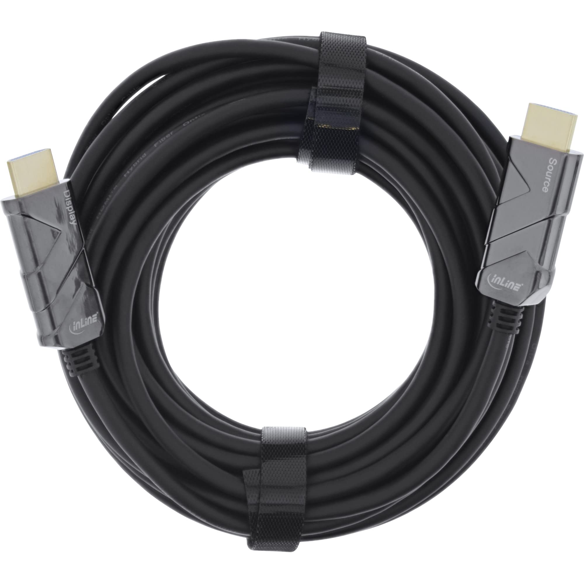 InLine® HDMI AOC Cable, Ultra High Speed HDMI Cable, 8K4K, Black, 80 m - Image 2