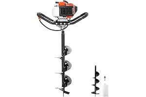 VEVOR Post Hole Digger with 8-Inch Earth Auger Drill Bit