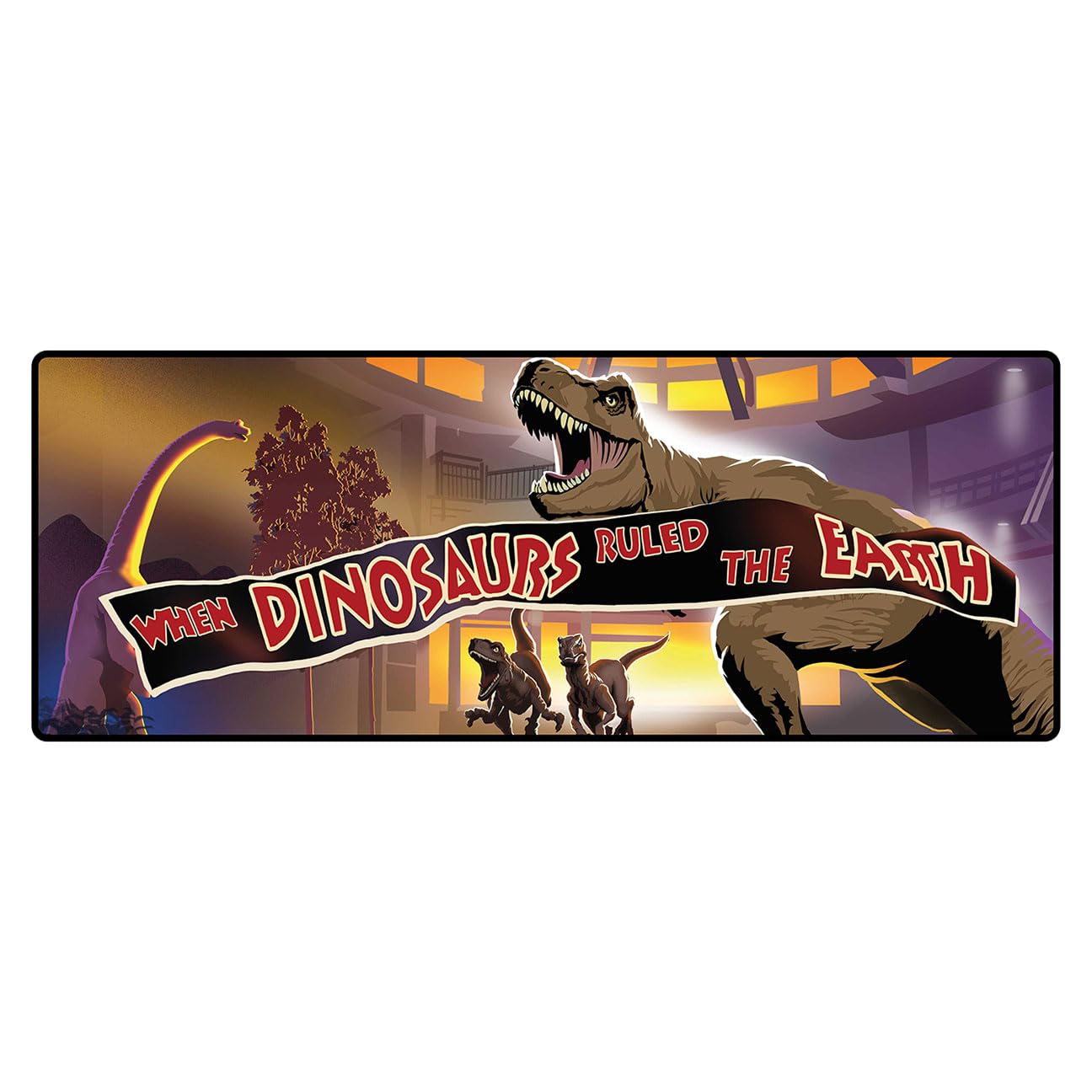 Jurassic Park XL Set sottomano e sottobicchiere