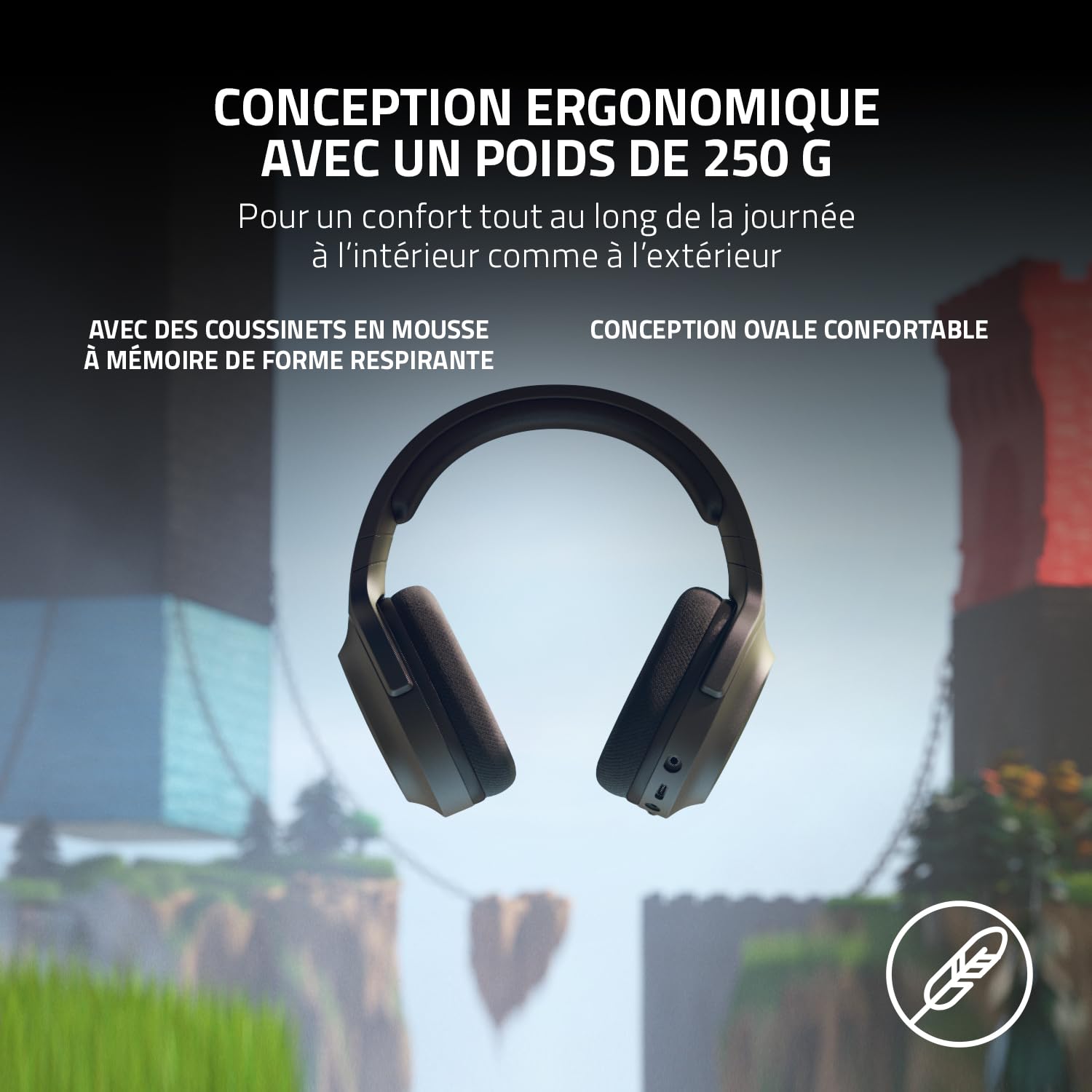 Razer Barracuda X - Casque Gaming sans Fil Multiplateforme (SmartSwitch Dual sans Fil, Design Ergonomique, TriForce 40mm, Microphone Cardioïde, Contrôles sur Casque, Batterie de 50h, USB-C) Noir