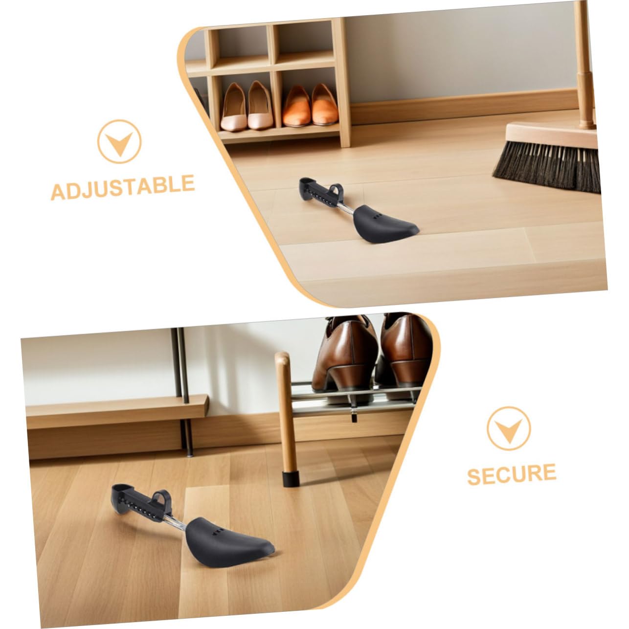 Hormas Ajustables para Zapatos Hombres y Mujeres Soporte Plástico y Resistente Deformaciones Portátil para Zapatillas y Botas