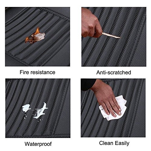 Big Ant Car Seat Cushion, 1Pc Breathable Car Interior Seat Cover Cushion Pad Mat For Auto Supplies Office Chair With Pu Leather(Black) #TOP4