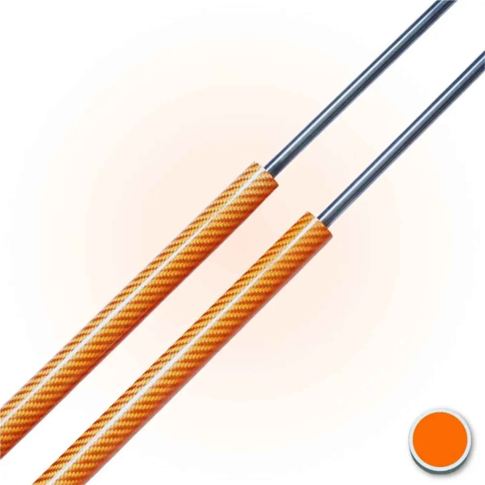 Gasveer Demper 2 Kofferbaksteunen Achterklep Boot Lift Ondersteunt Schokdempers Gasveren Voor Hyundai Voor I30 CW (FD) Estate 2007 2008 2009 2010 2011 2012 Demper Gasveer(Orange Carbon Fiber