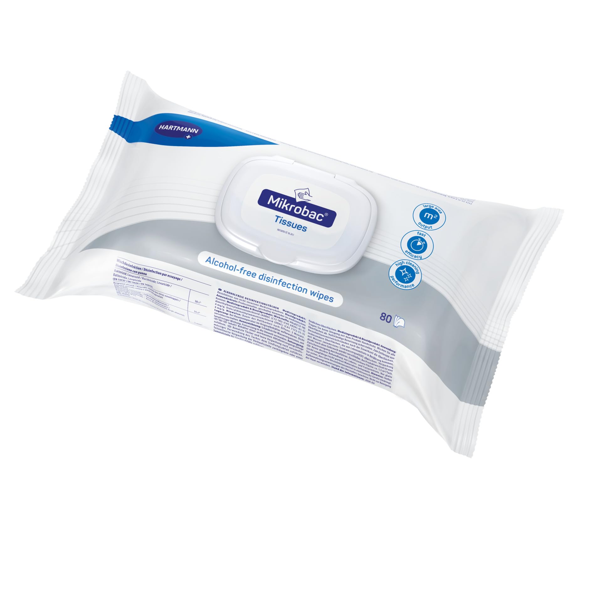 Bode Mikrobac - Tissues (3 paquetes de 80 toallitas)