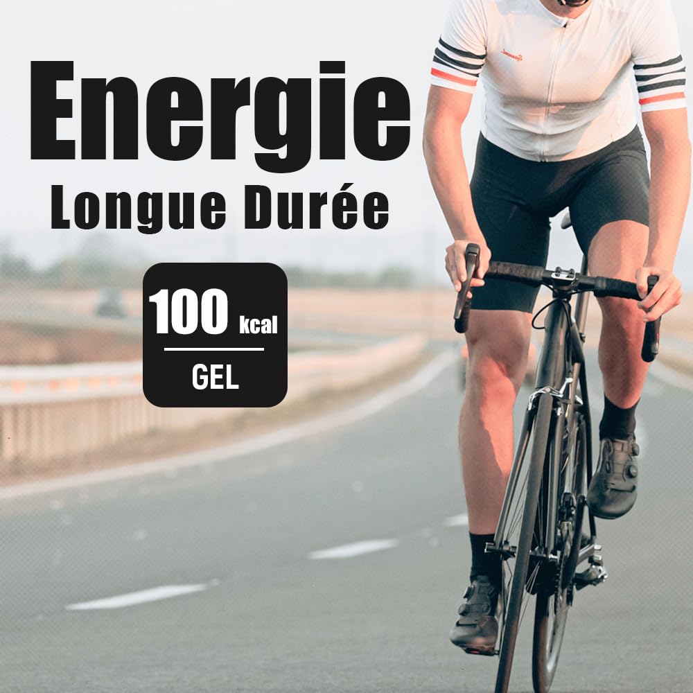 Overstim.s - Gel Antioxydant (10 sachets) - Limite les crampes - Energie durable - Electrolytes (magnésium, sodium) - Réduit la fatigue - 100 kcal/gel - Assortiment(Citron, Fruits rouges, Pomme verte)