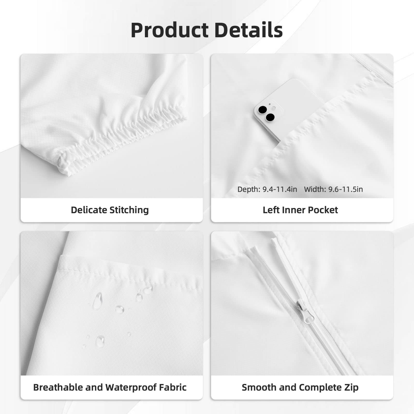 LZQPOEAS Sun Protection Hoodie Explosion Firework Jacket Lightweight Long Sleeve Sun Shirts for Outdoor Hiking Large