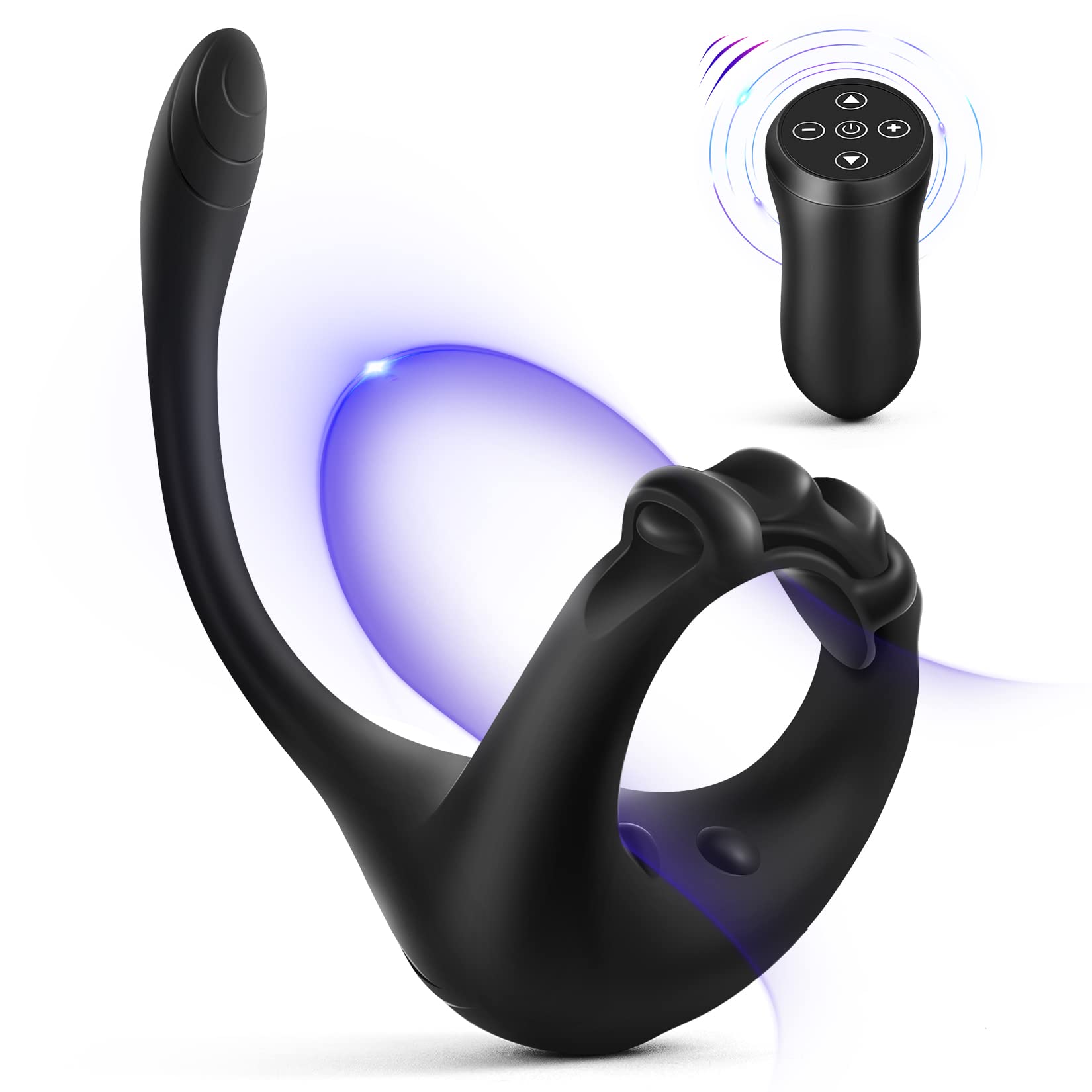 HIMOOX Prostata Vibratoren mit Penisring, 3 in 1 Analvibratoren fr Mann  mit Fernbedienung, 10 Frequenzen, Schwarz, Silikon Cockring Stimulation  Vibrator Sex Spielzeug fr die Mnner : Amazon.de: Drogerie & Krperpflege
