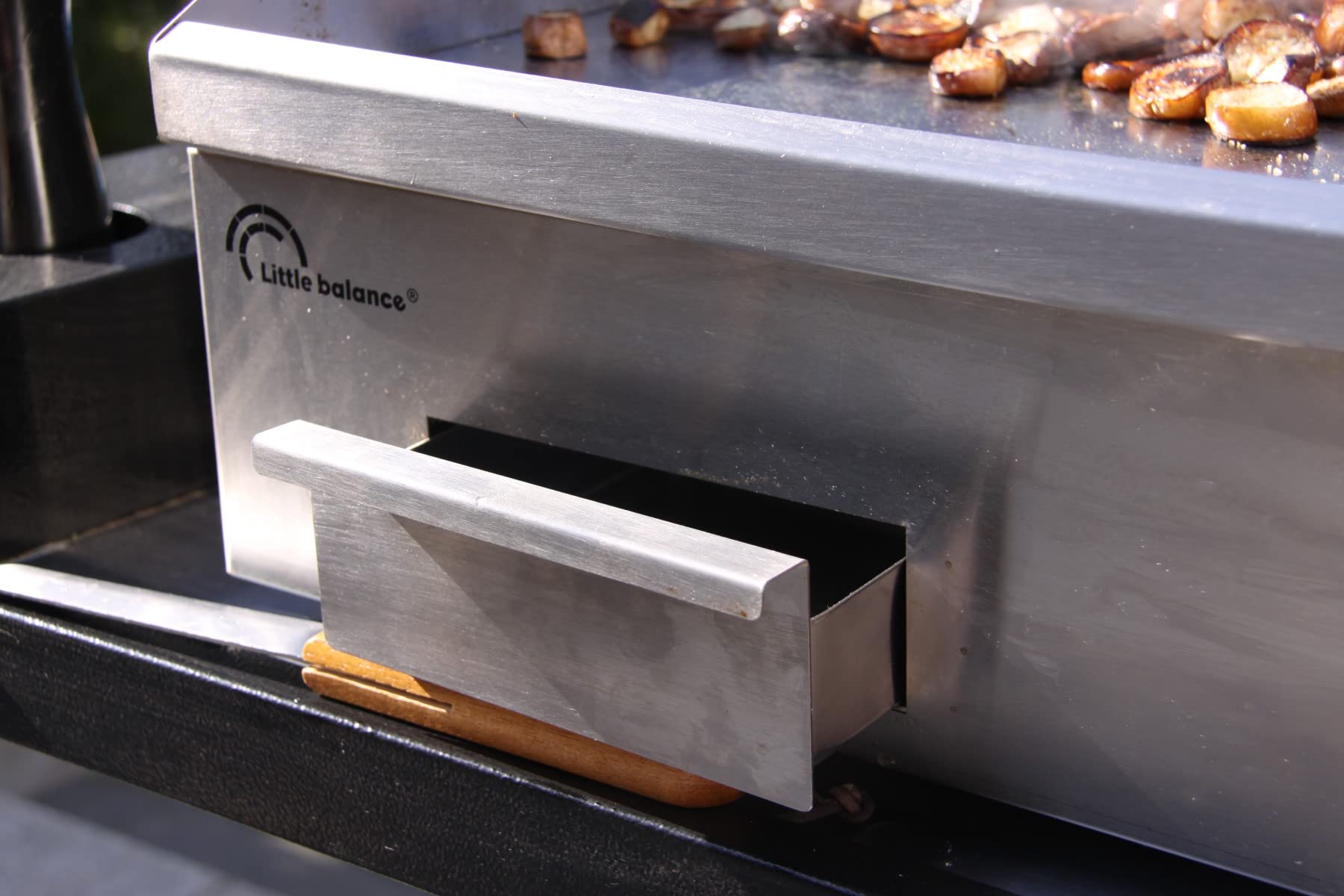 LITTLE BALANCE 8568 Snack Plus, Plancha électrique 6-8 personnes, Plaque de cuisson acier anti-adhésive 8 mm, 2900 W, Acier