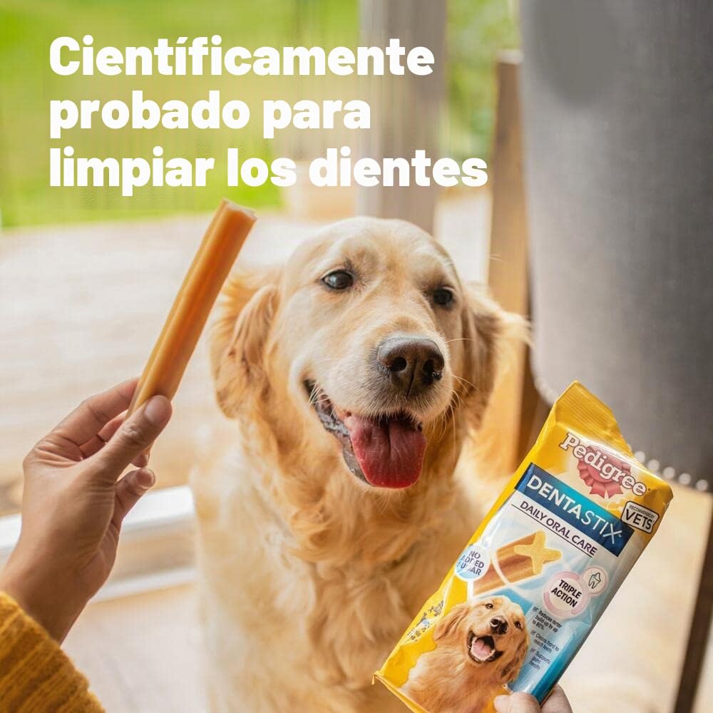 Pedigree Pack de Dentastix de uso Diario para la Limpieza Dental de Perros Pequeños (1 Pack de 112ud)