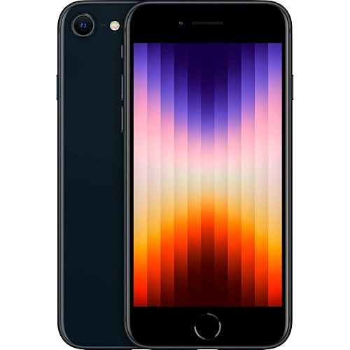 Apple iPhone SE 3rd Gen, 64GB, Midnight - Cricket (Renewed)