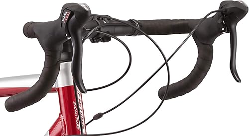 Miniatura 9 de Schwinn Bicicleta de carretera Fastback para adultos, principiantes a intermedios, marco de aluminio, ruedas de 700c, transmisión de 14-18