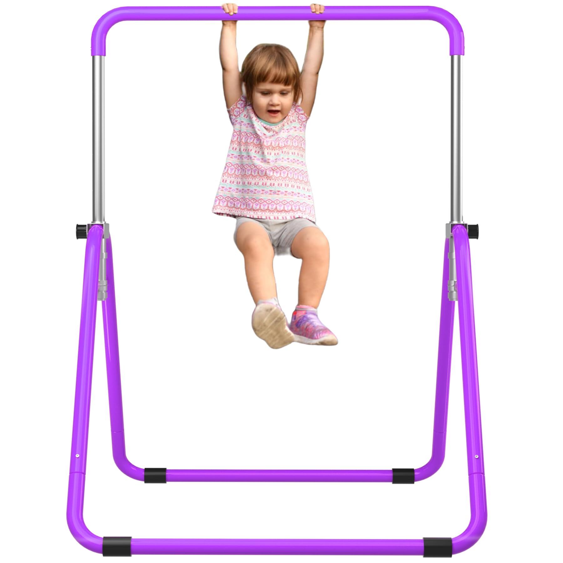 Kids Gymnastics Bar Gymnastic Equipment for Home Adjustable Height Gymnastic Training Bar Gymnastic Stuff for 3-7 Years Old Girls