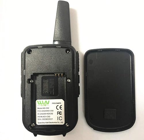 Walkie Talkies Para Adultos Recarregável 2 Pacote, Rádio Portátil De Longo Alcance Frs Bidirecional