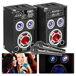 Fenton KA-06 Karaoke Set met 2 microfoons, echo en Bluetooth
