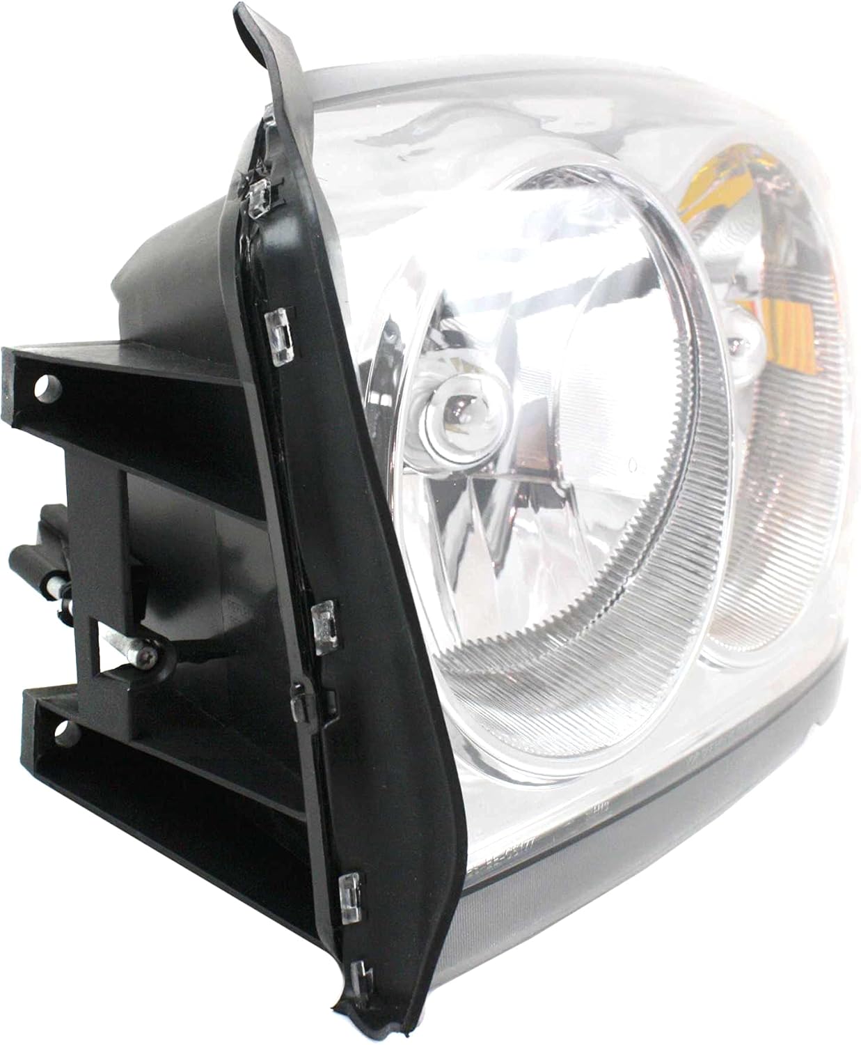 Garage-Pro Headlight for DODGE DAKOTA 2005 LH Assembly Halogen Chrome Interior with Corner Light Bulb Shield
