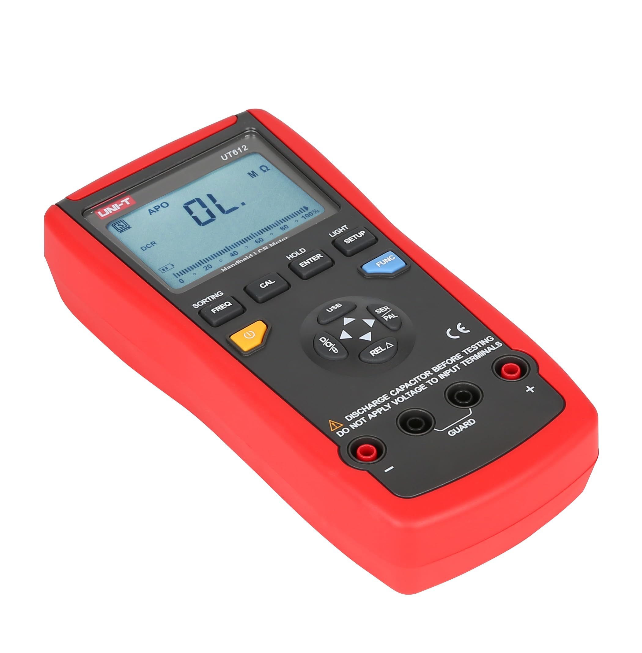 UNI-T Digitales LCR-Messgerät UT612, USB, 100 kHz